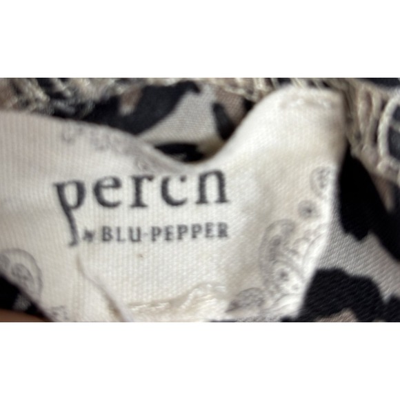 Perch by Blu Pepper Leopard Tie Front Open Cardigan One Size Boho Chic - Picture 7 of 9